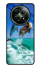 Dolphin vs Cow Realme 12 5G Glass Case