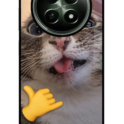 Silly Cat Call Realme 12 5G Glass Case