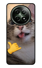 Silly Cat Call Realme 12 5G Glass Case