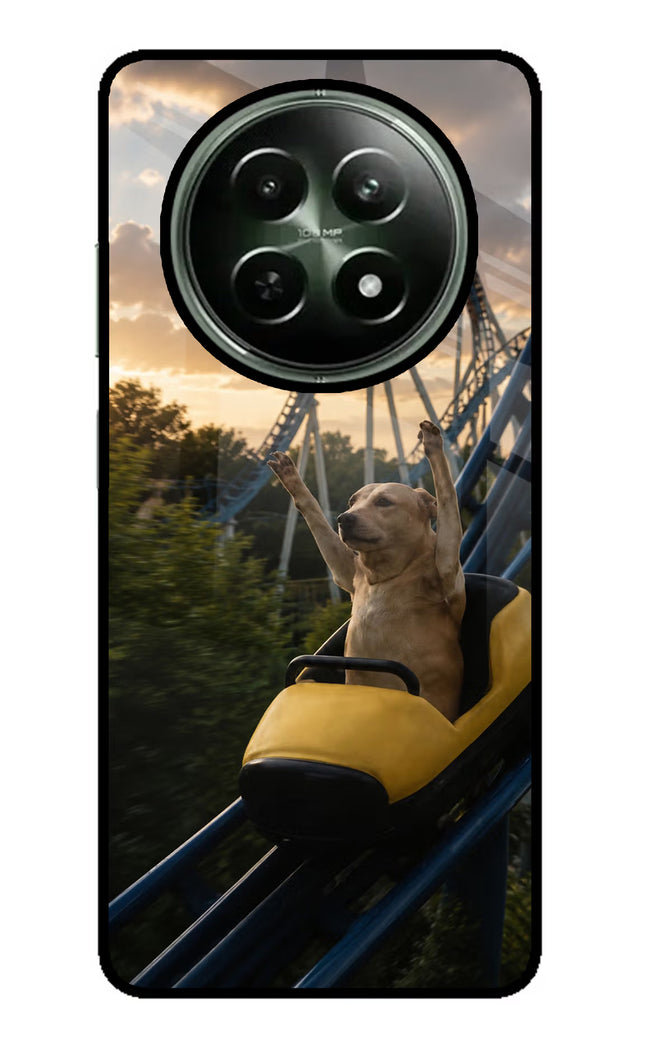 Rollercoaster Dog Realme 12 5G Glass Case