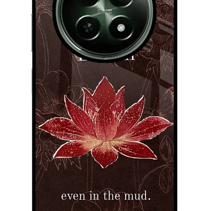 Bloom Realme 12 5G Glass Case Back Cover by Casekaro