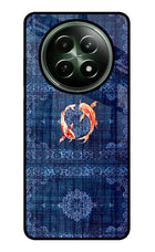 Koi Blue Realme 12 5G Glass Case