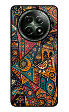 Folk Print Realme 12 5G Glass Case