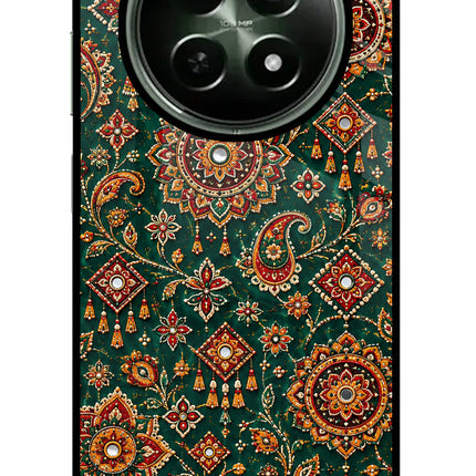 Green Pataka Realme 12 5G Glass Case