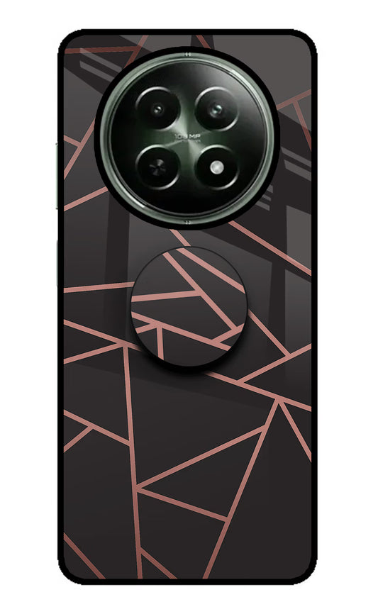 Geometric Pattern Realme 12 5G Glass Case