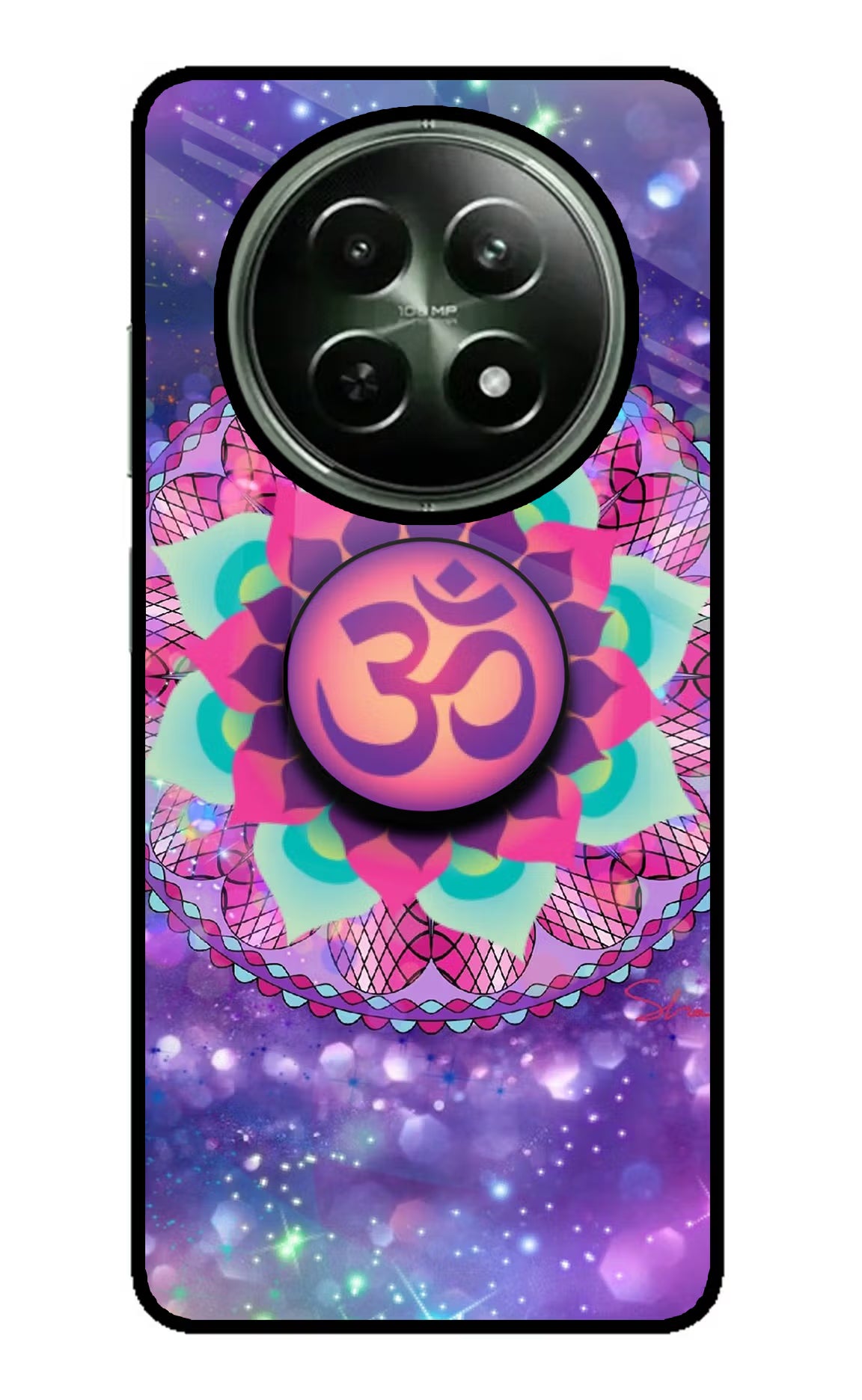 Om Purple Realme 12 5G Pop Case by Casekaro