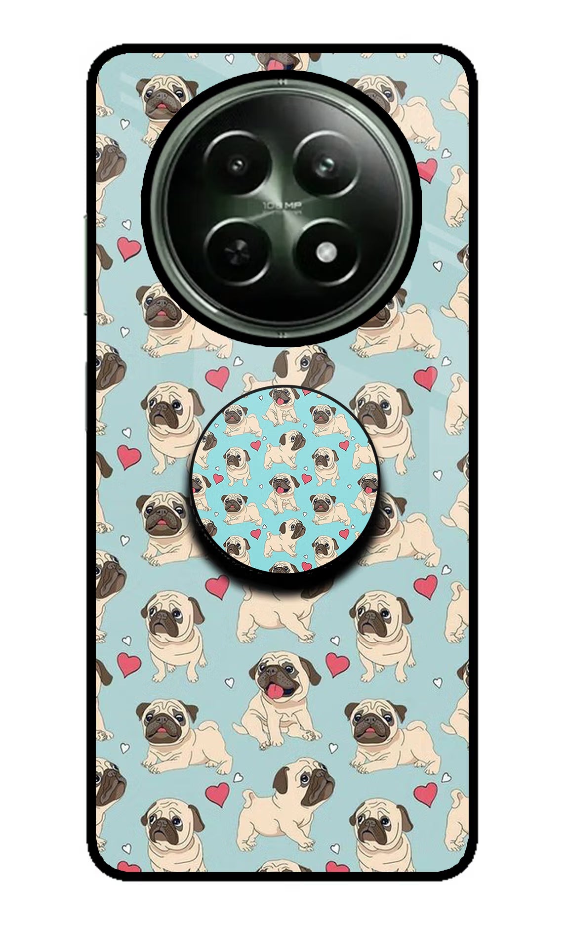 Pug Dog Realme 12 5G Pop Case by Casekaro