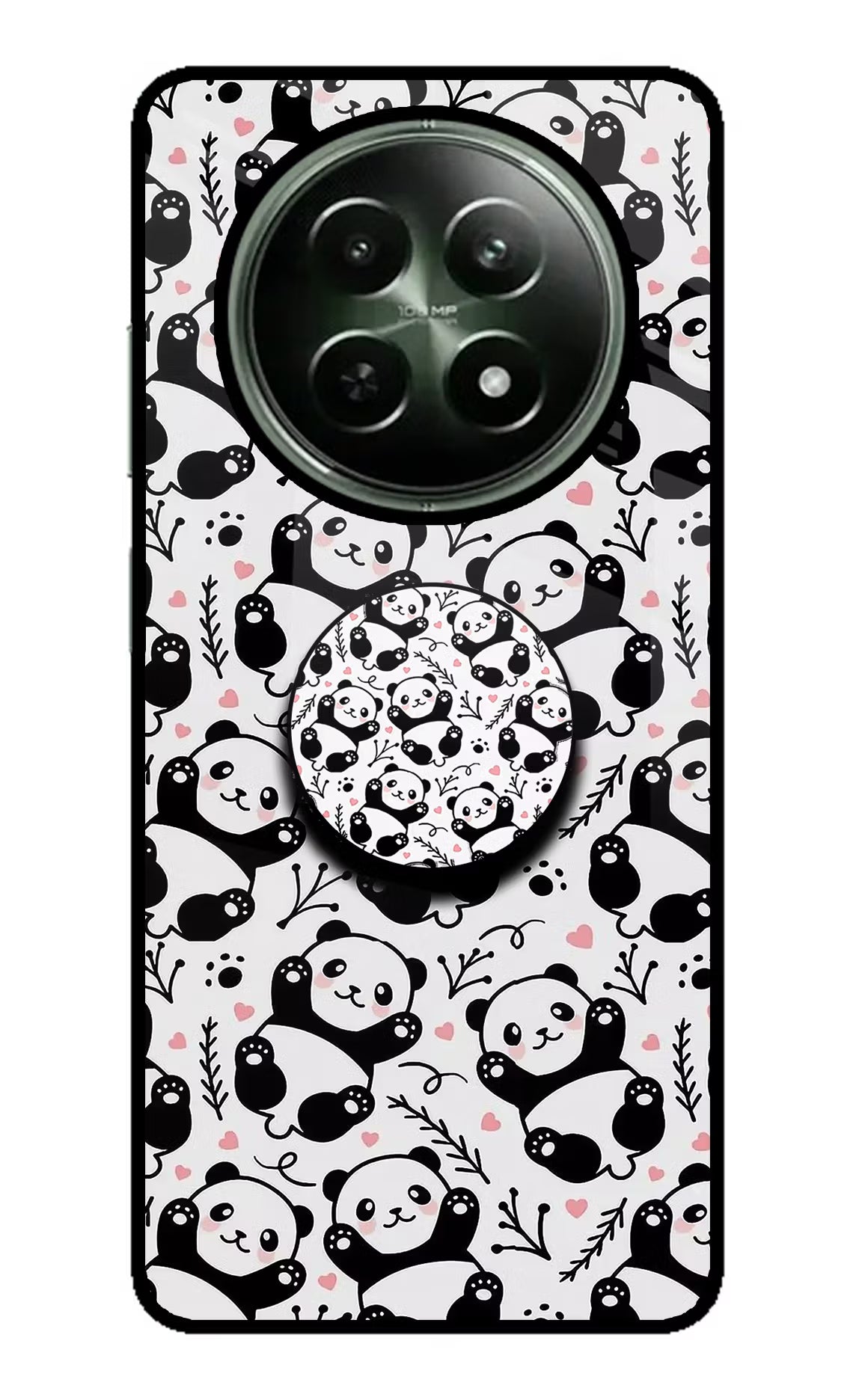 Cute Panda Realme 12 5G Pop Case by Casekaro