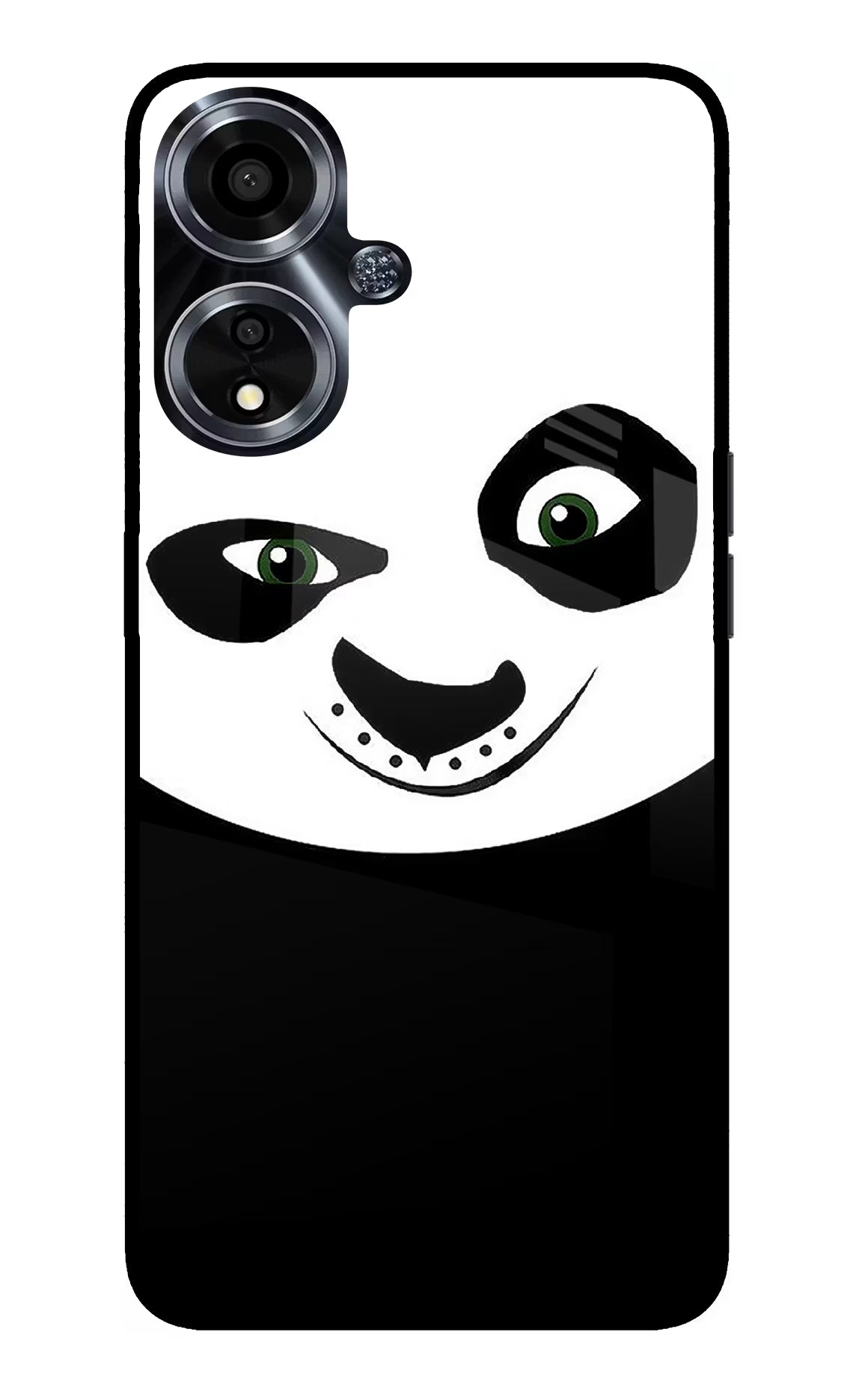 Panda Oppo A59 5G Glass Case Back Cover by Casekaro