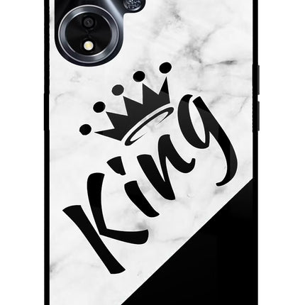 King Oppo A59 5G Glass Case Back Cover by Casekaro