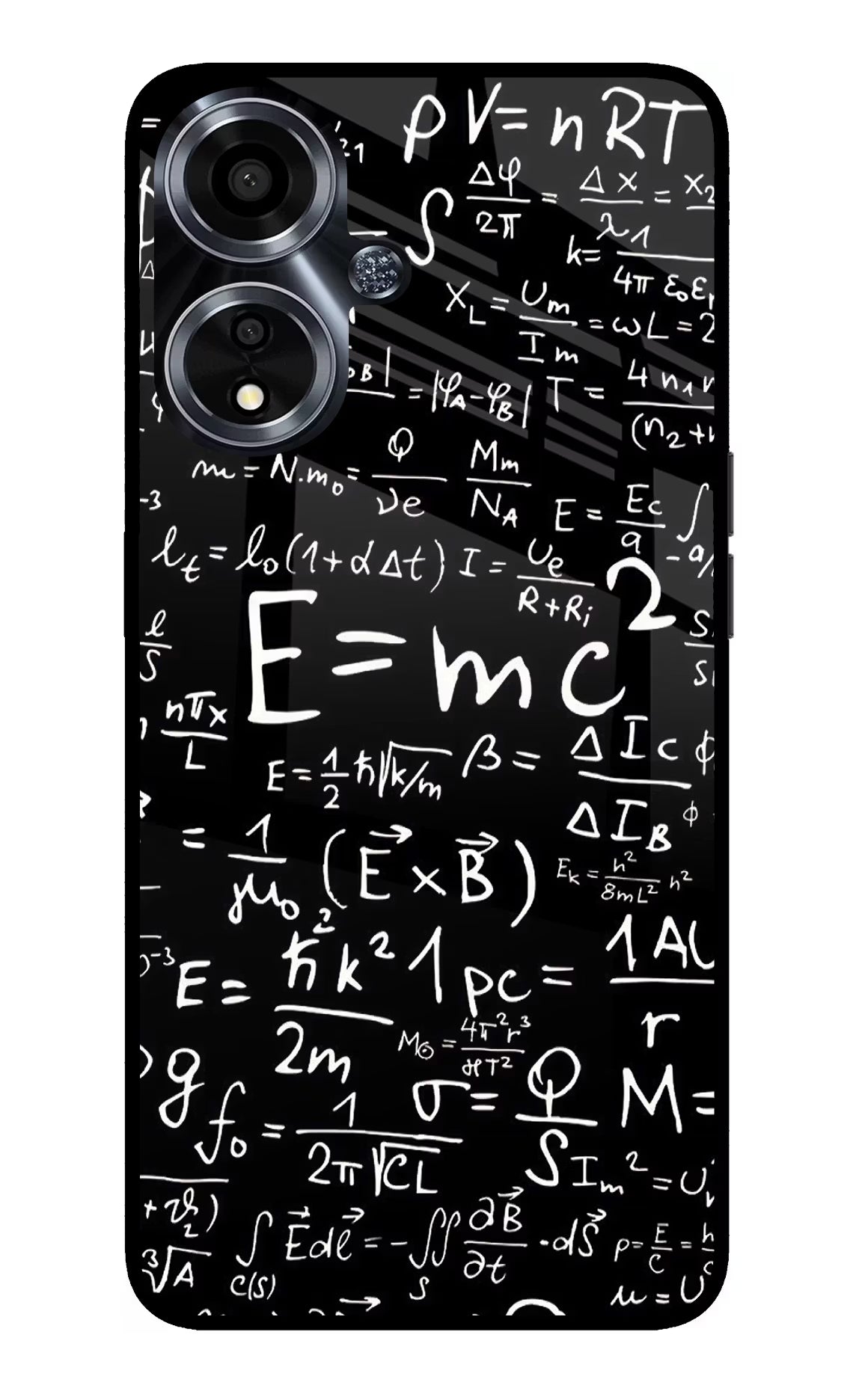 Physics Formula Oppo A59 5G Glass Case Back Cover by Casekaro