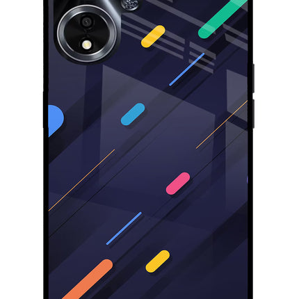 Abstract Design Oppo A59 5G Glass Case