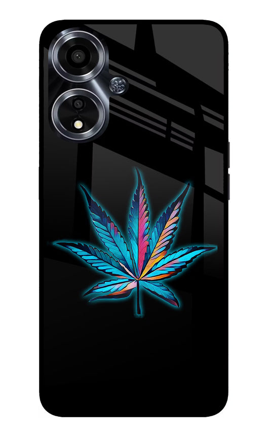 Weed Oppo A59 5G Glass Case