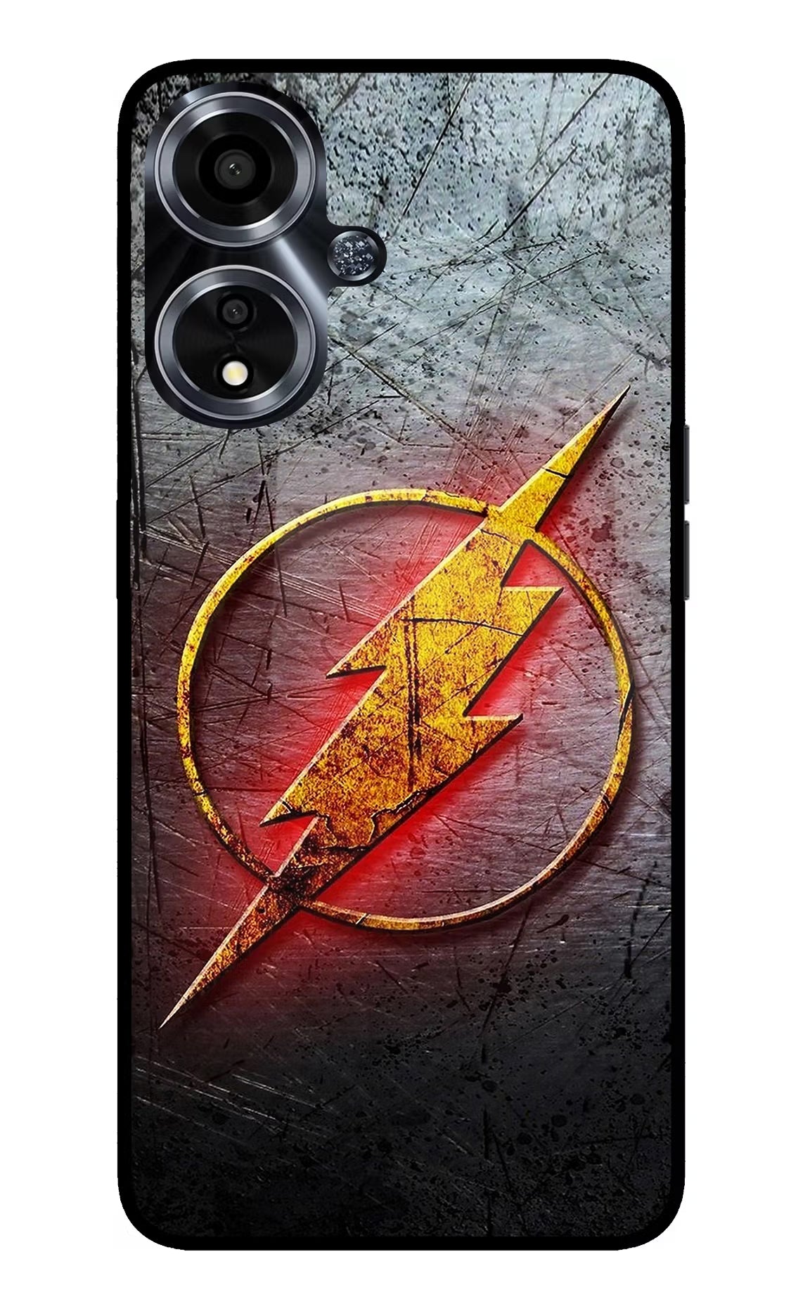 Flash Oppo A59 5G Glass Case Back Cover by Casekaro