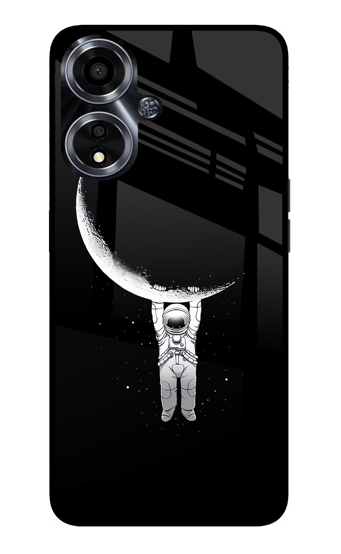 Moon Space Oppo A59 5G Glass Case