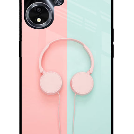 Music Lover Oppo A59 5G Glass Case Back Cover by Casekaro