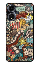 Cinema Abstract Oppo A59 5G Glass Case