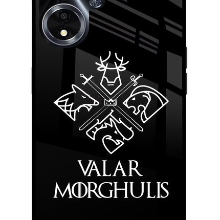 Valar Morghulis | Game Of Thrones Oppo A59 5G Glass Case Back Cover by Casekaro