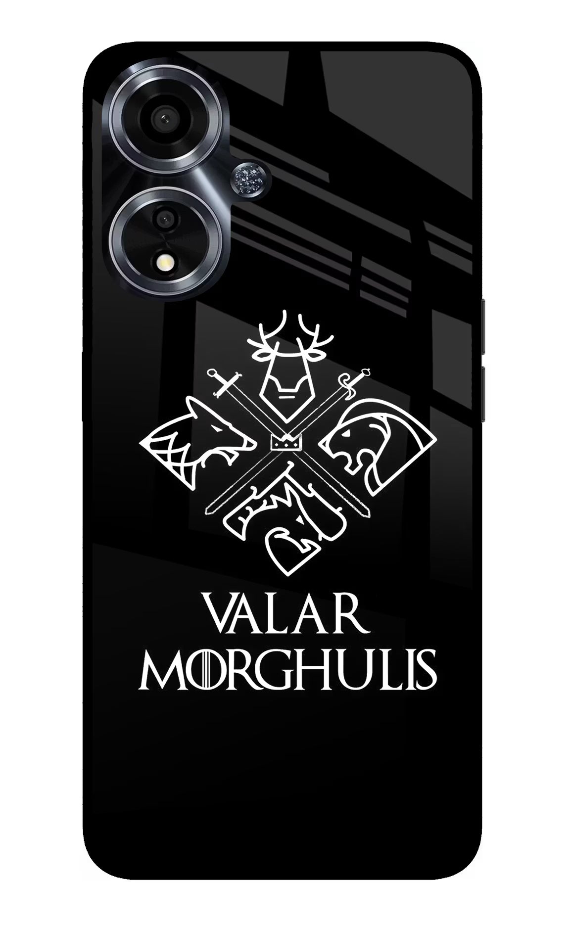 Valar Morghulis | Game Of Thrones Oppo A59 5G Glass Case Back Cover by Casekaro