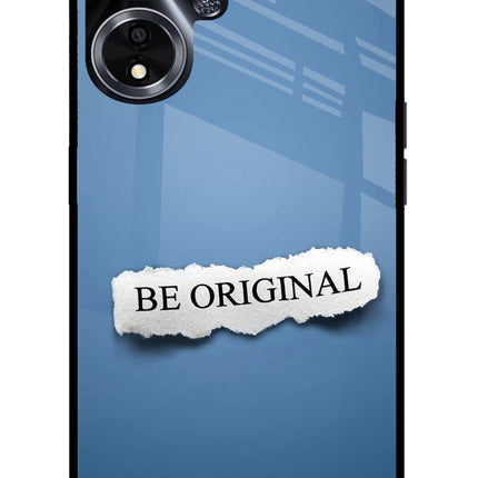 Be Original Oppo A59 5G Glass Case Back Cover by Casekaro