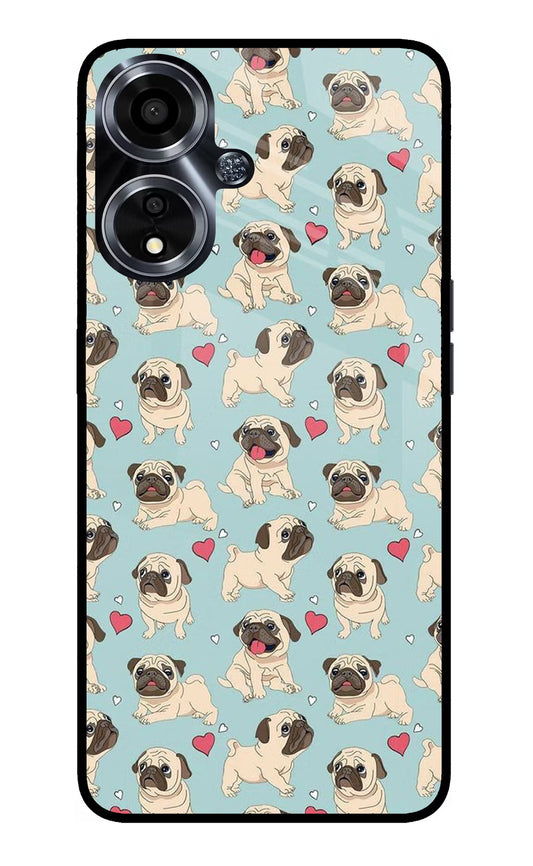 Pug Dog Oppo A59 5G Glass Case