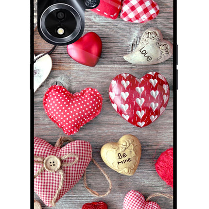 Love Wallpaper Oppo A59 5G Glass Case Back Cover by Casekaro