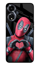 Deadpool Oppo A59 5G Glass Case