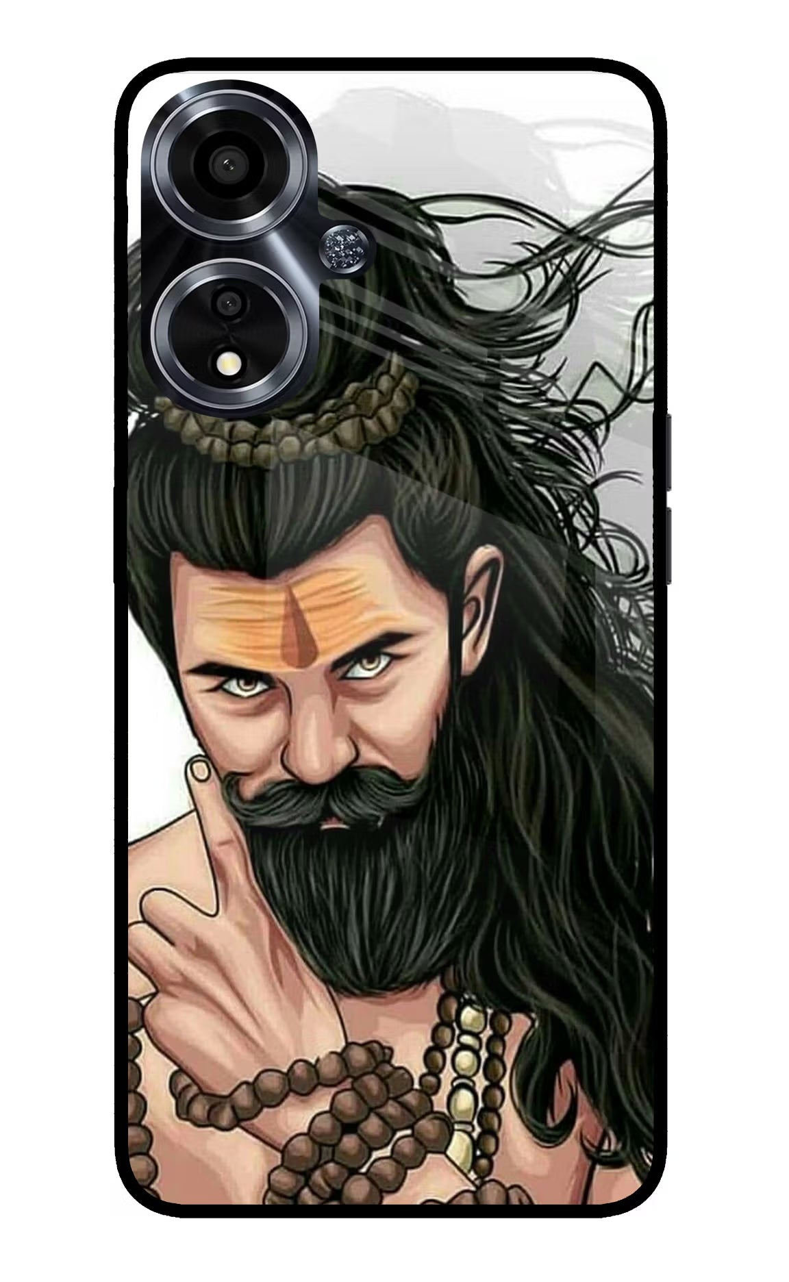 Mahadev Oppo A59 5G Glass Case Back Cover by Casekaro