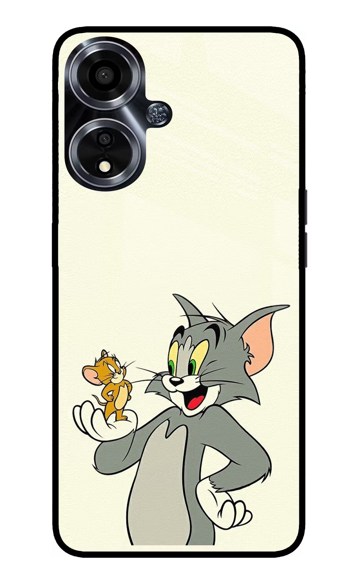 Tom & Jerry Oppo A59 5G Glass Case