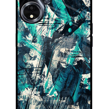 Artwork Oppo A59 5G Glass Case Back Cover by Casekaro