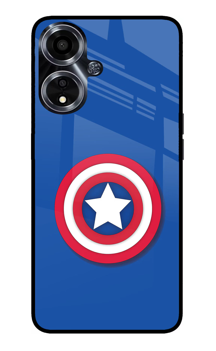Shield Oppo A59 5G Back Cover, Glass case