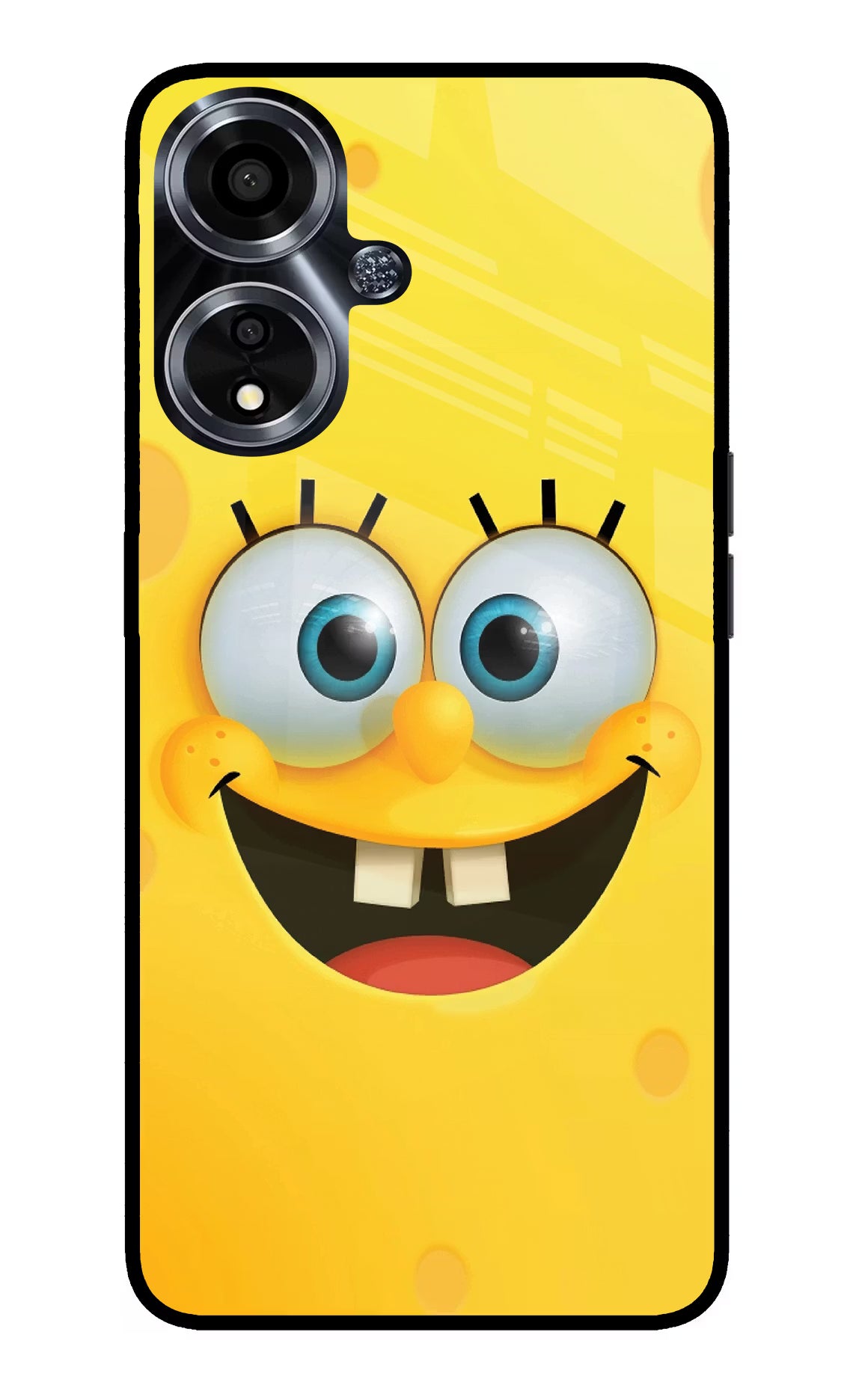 Sponge 1 Oppo A59 5G Glass Case Back Cover by Casekaro