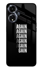Again Again Gain Oppo A59 5G Glass Case