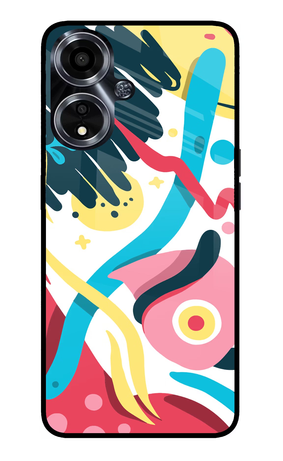 Trippy Oppo A59 5G Glass Case
