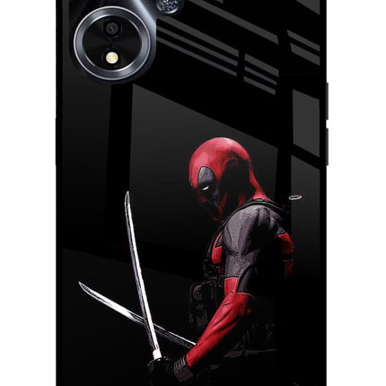 Deadpool Oppo A59 5G Glass Case Back Cover by Casekaro