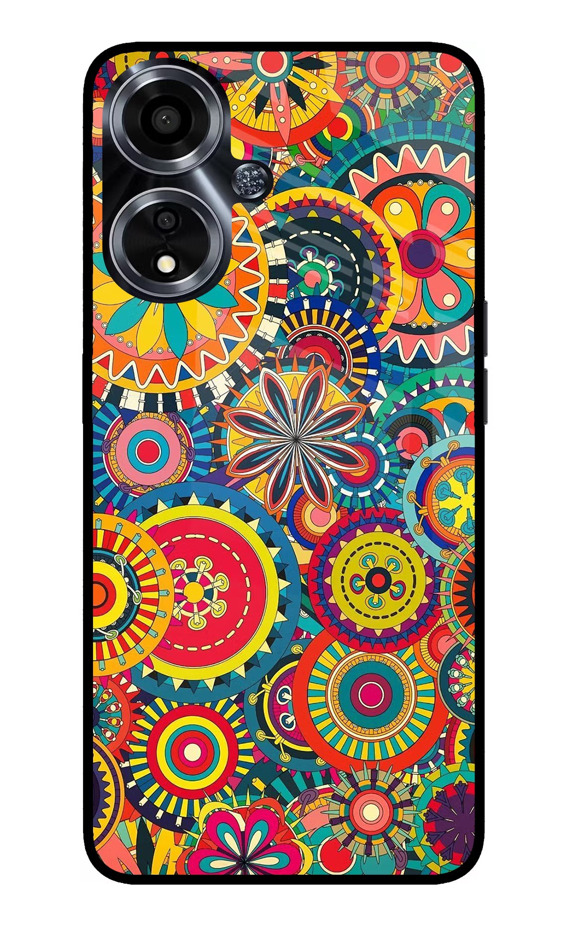 Gol Gol Art Oppo A59 5G Glass Case