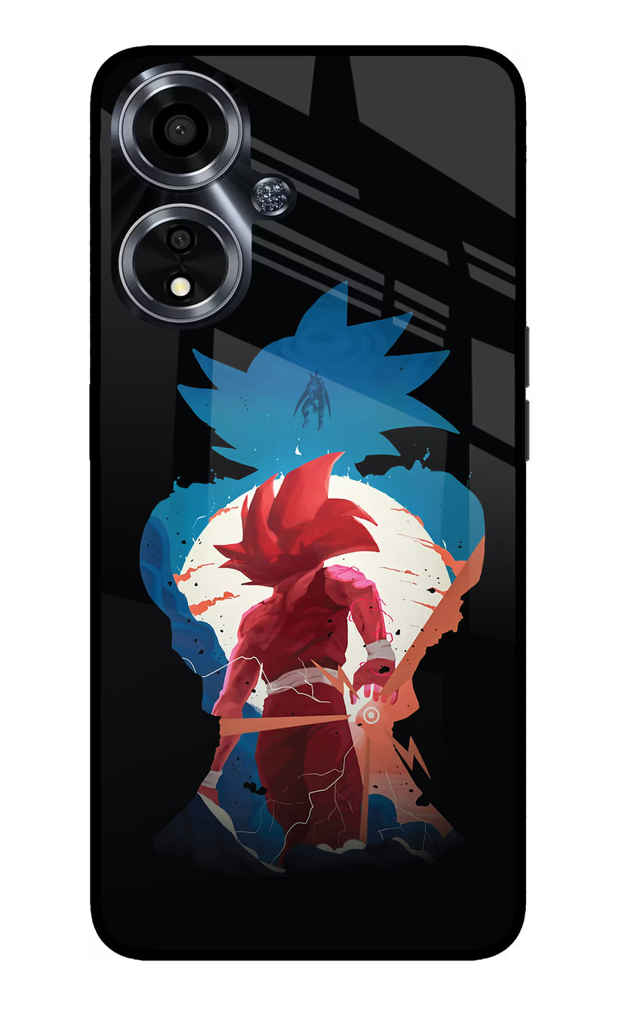 Goku Oppo A59 5G Back Cover, Glass case