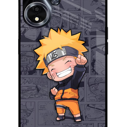 Chota Naruto Oppo A59 5G Glass Case Back Cover by Casekaro