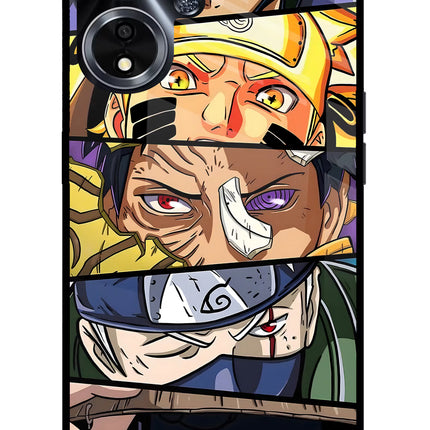 Naruto Character Oppo A59 5G Glass Case