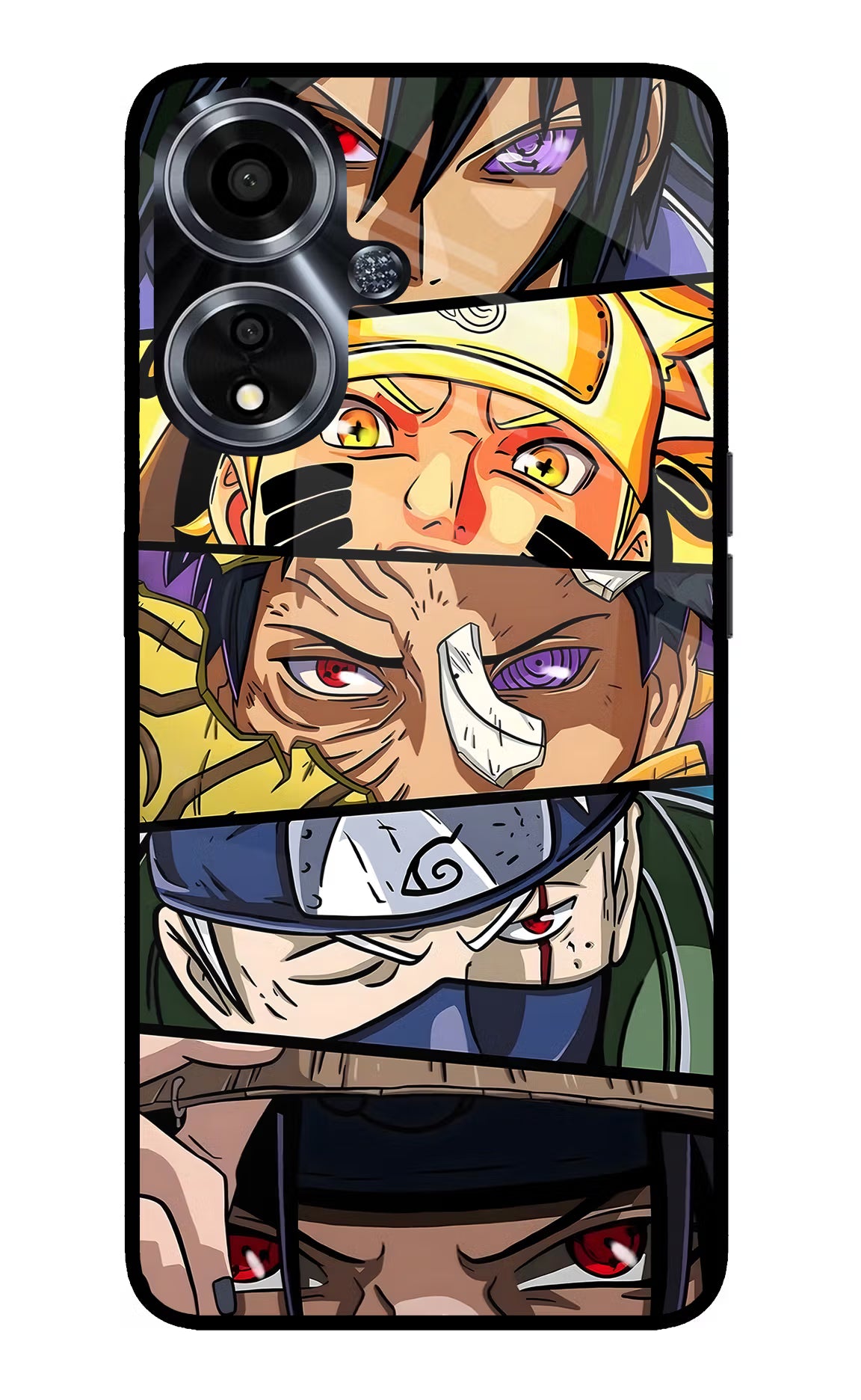 Naruto Character Oppo A59 5G Glass Case
