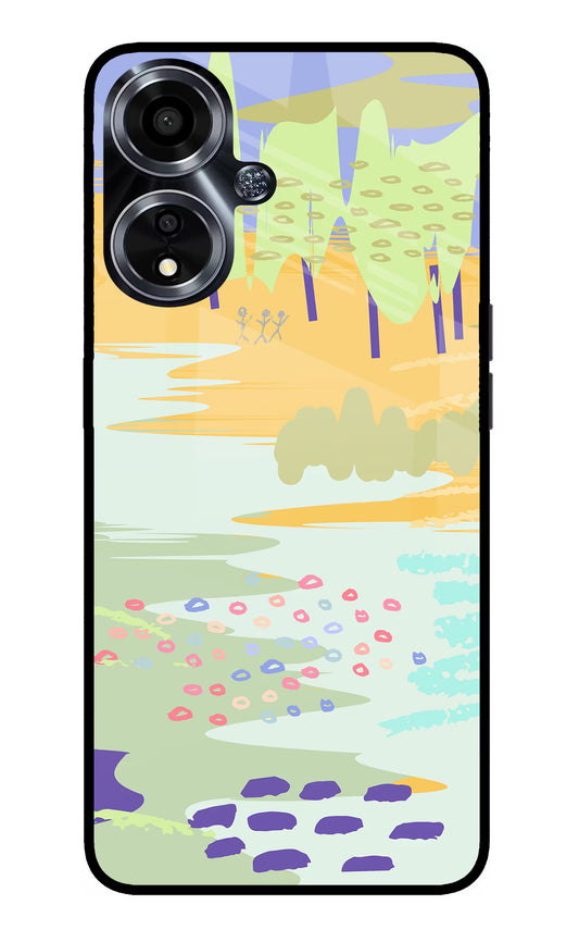 Scenery Oppo A59 5G Glass Case