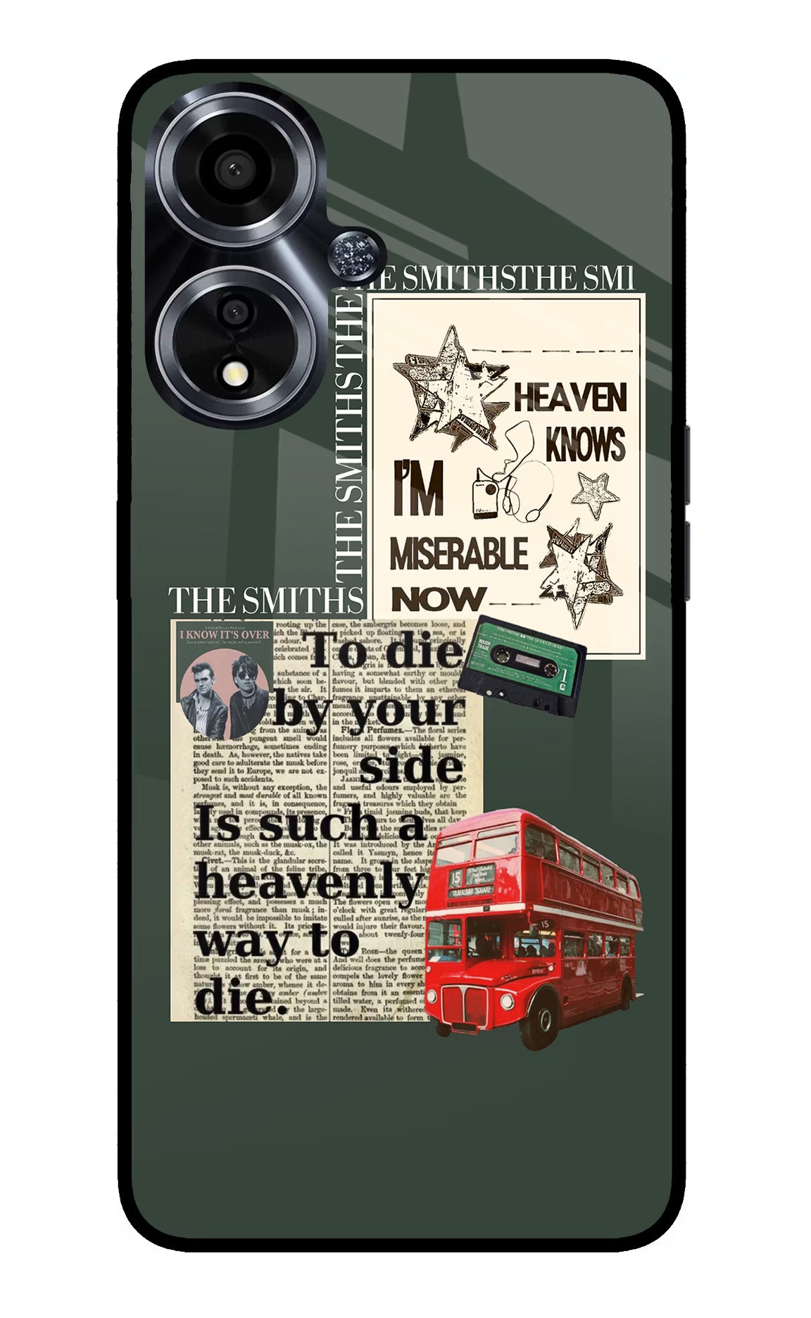 The Smiths Oppo A59 5G Glass Case Back Cover by Casekaro