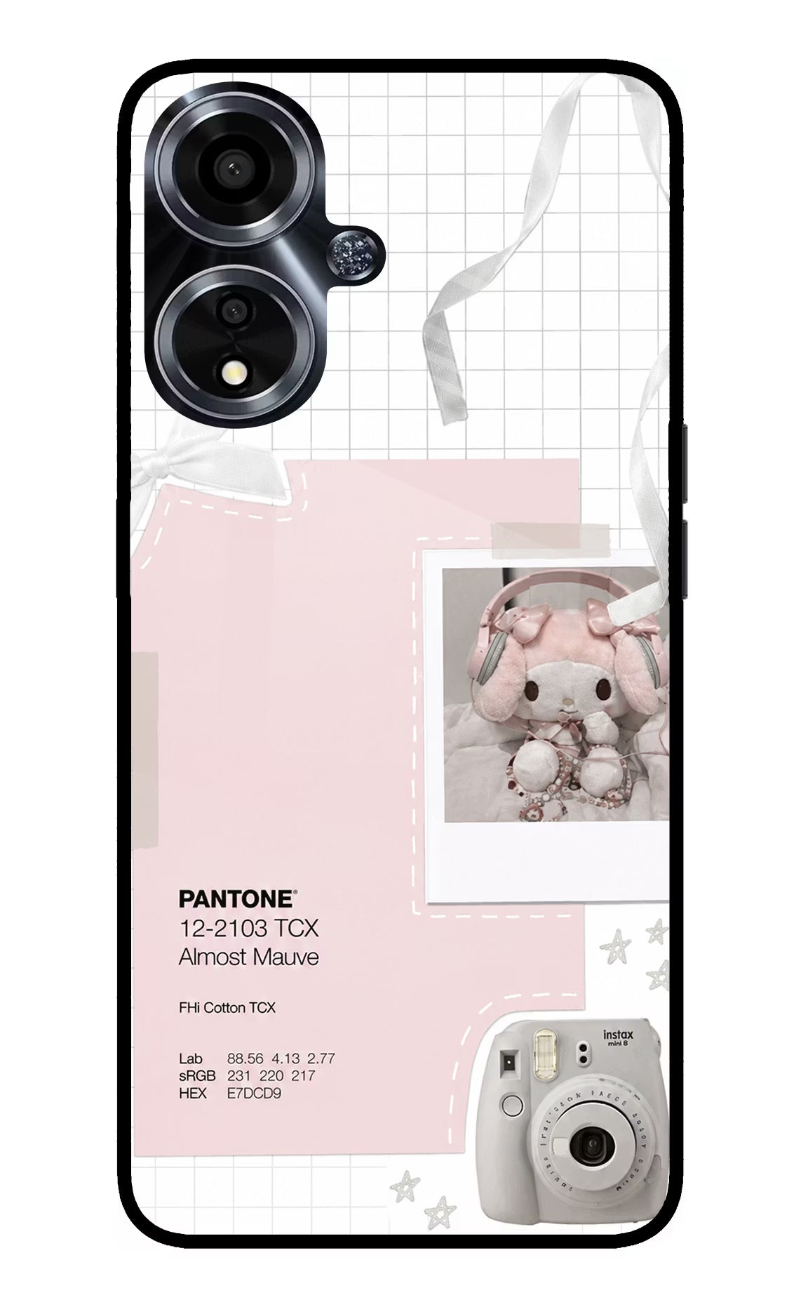 Pantone Asthetic Oppo A59 5G Glass Case