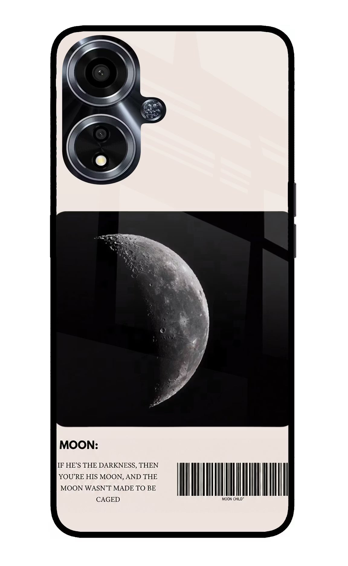 Moon Phase Oppo A59 5G Glass Case