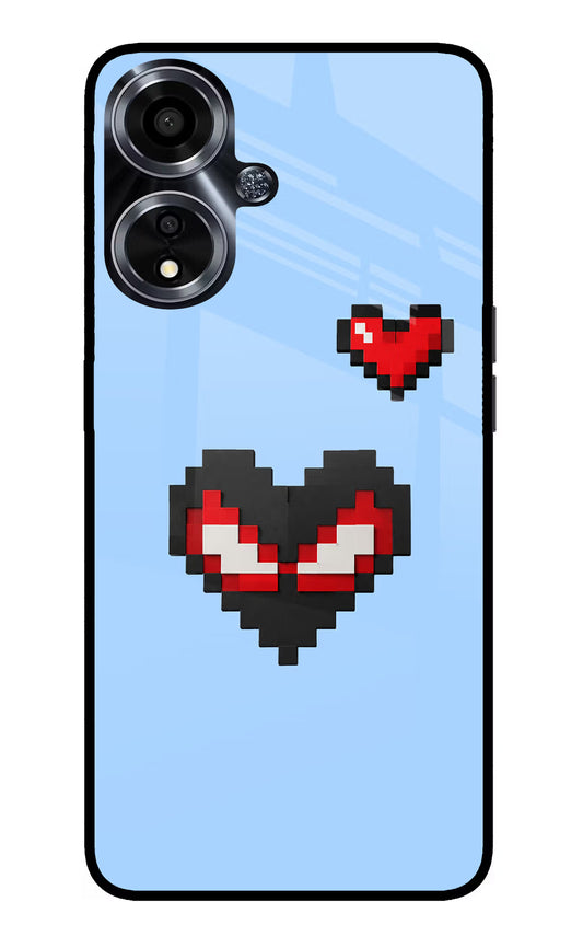 Peter Heart Oppo A59 5G Glass Case