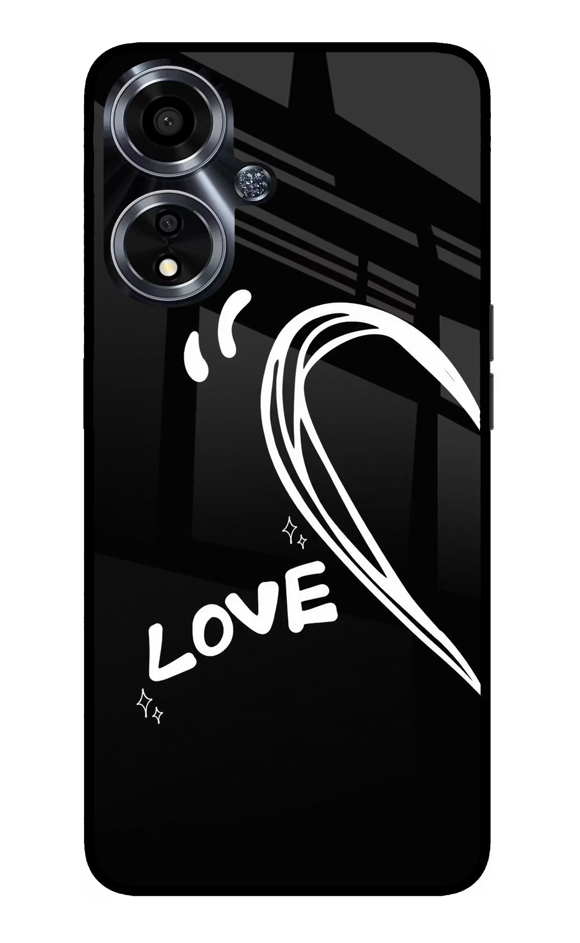 Love Line Oppo A59 5G Glass Case