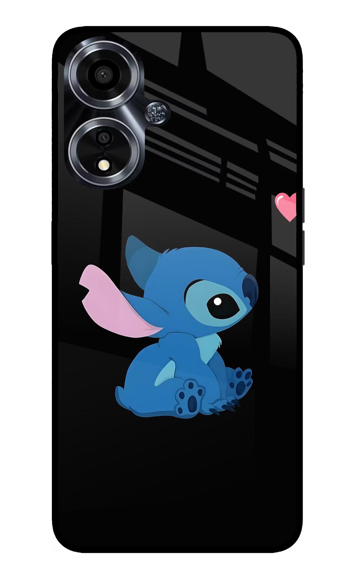 Stitch Crush Oppo A59 5G Glass Case