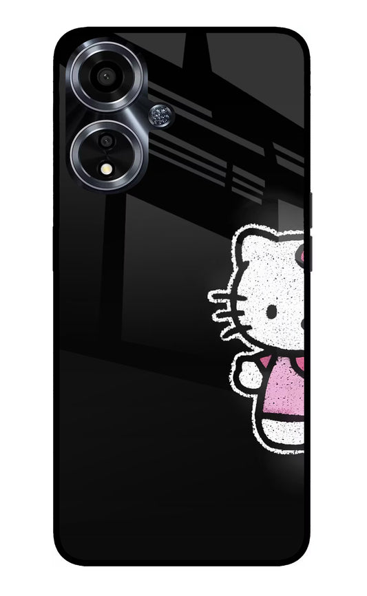 Kitty Charm Oppo A59 5G Glass Case