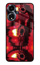 Fire Eye Oppo A59 5G Glass Case