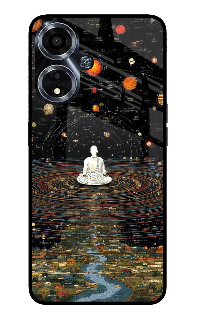 Space Monk Oppo A59 5G Glass Case